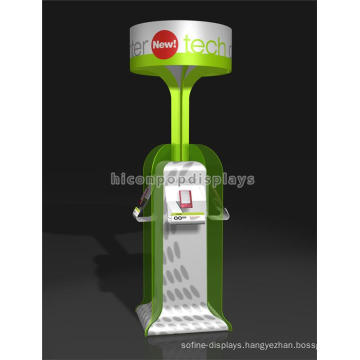 Mobile Shop Advertising Fixture Custom Free Standing Stylish Mobile Phone Cell Phone Display Counter